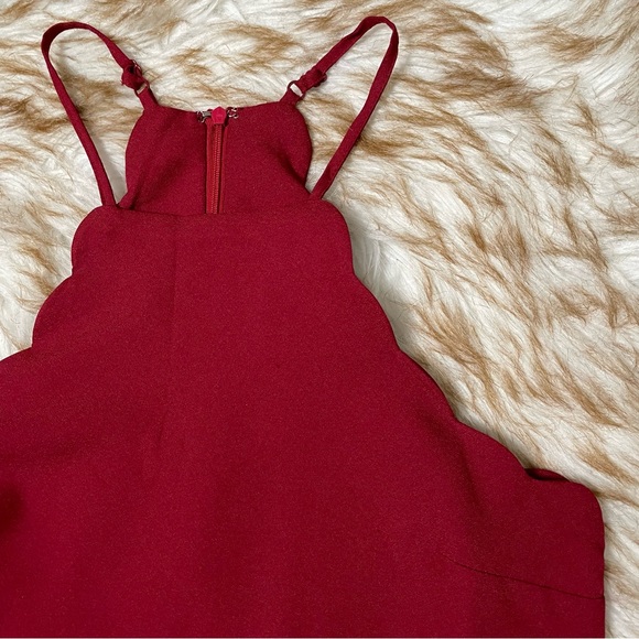 Lulus Endlessly Endearing wine red mini dress - Picture 7 of 8